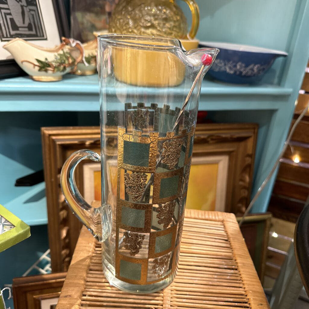 Mid Century West Virginia Henry VIII Cocktail Pitcher