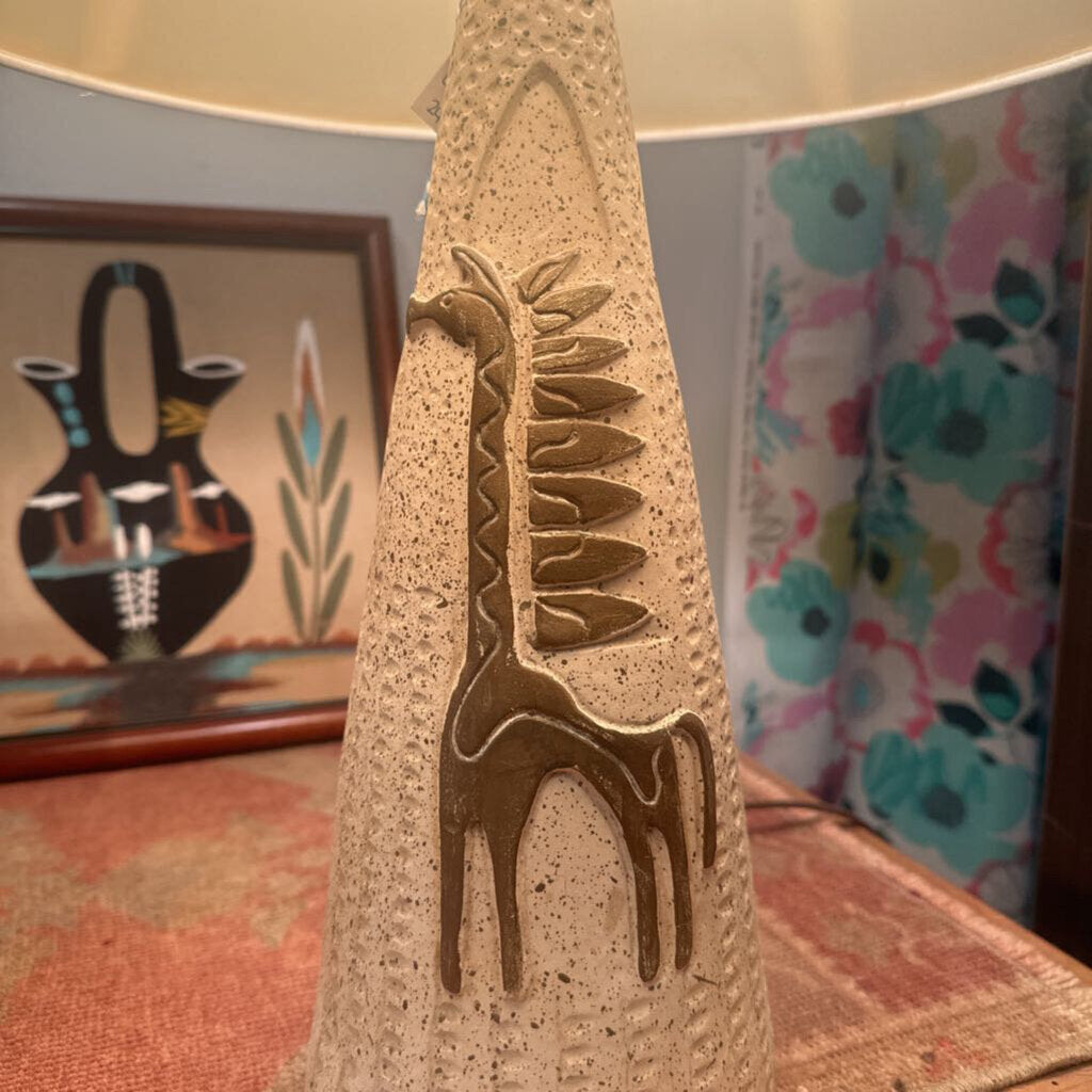 Vintage Giraffe Table Lamp