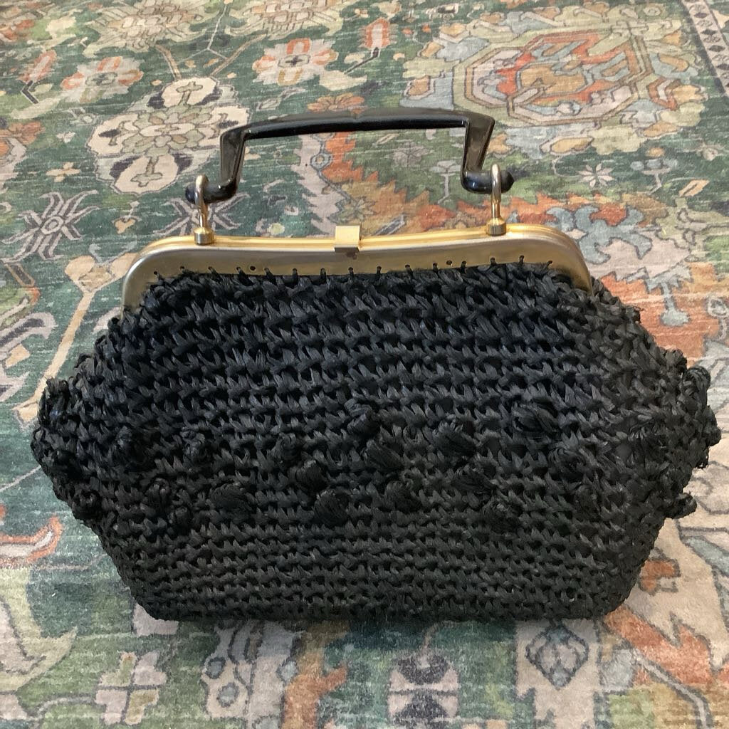 Mid Century Raffia handbag