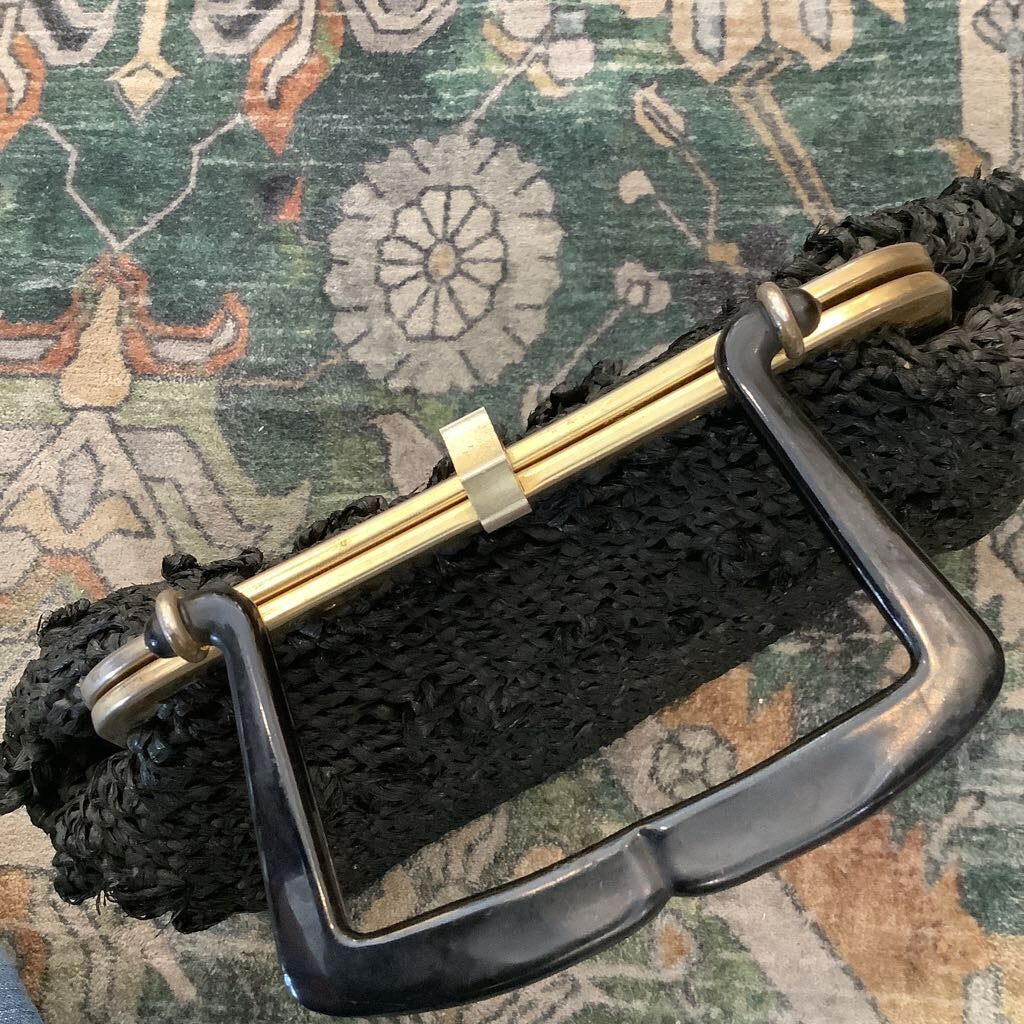 Mid Century Raffia handbag