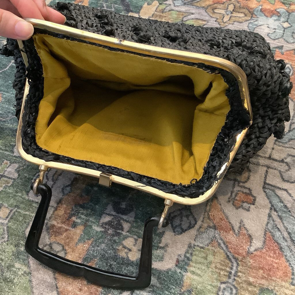 Mid Century Raffia handbag