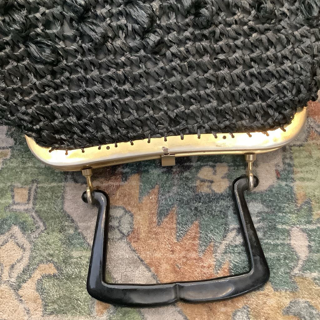 Mid Century Raffia handbag