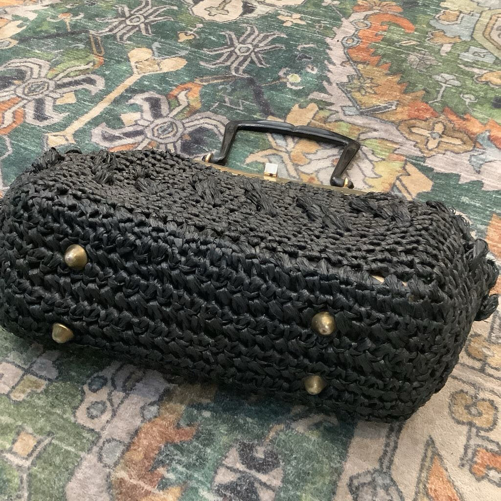 Mid Century Raffia handbag