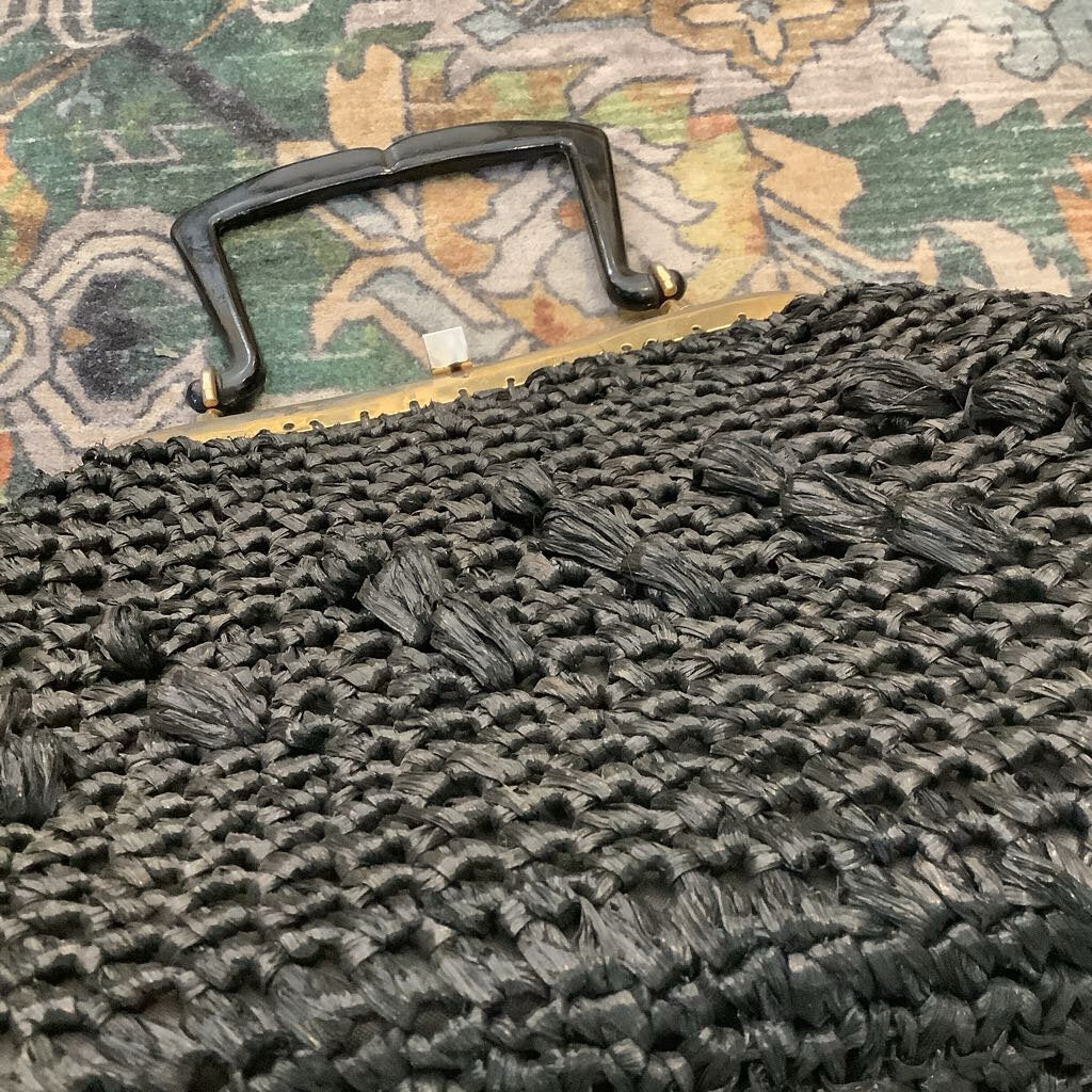 Mid Century Raffia handbag