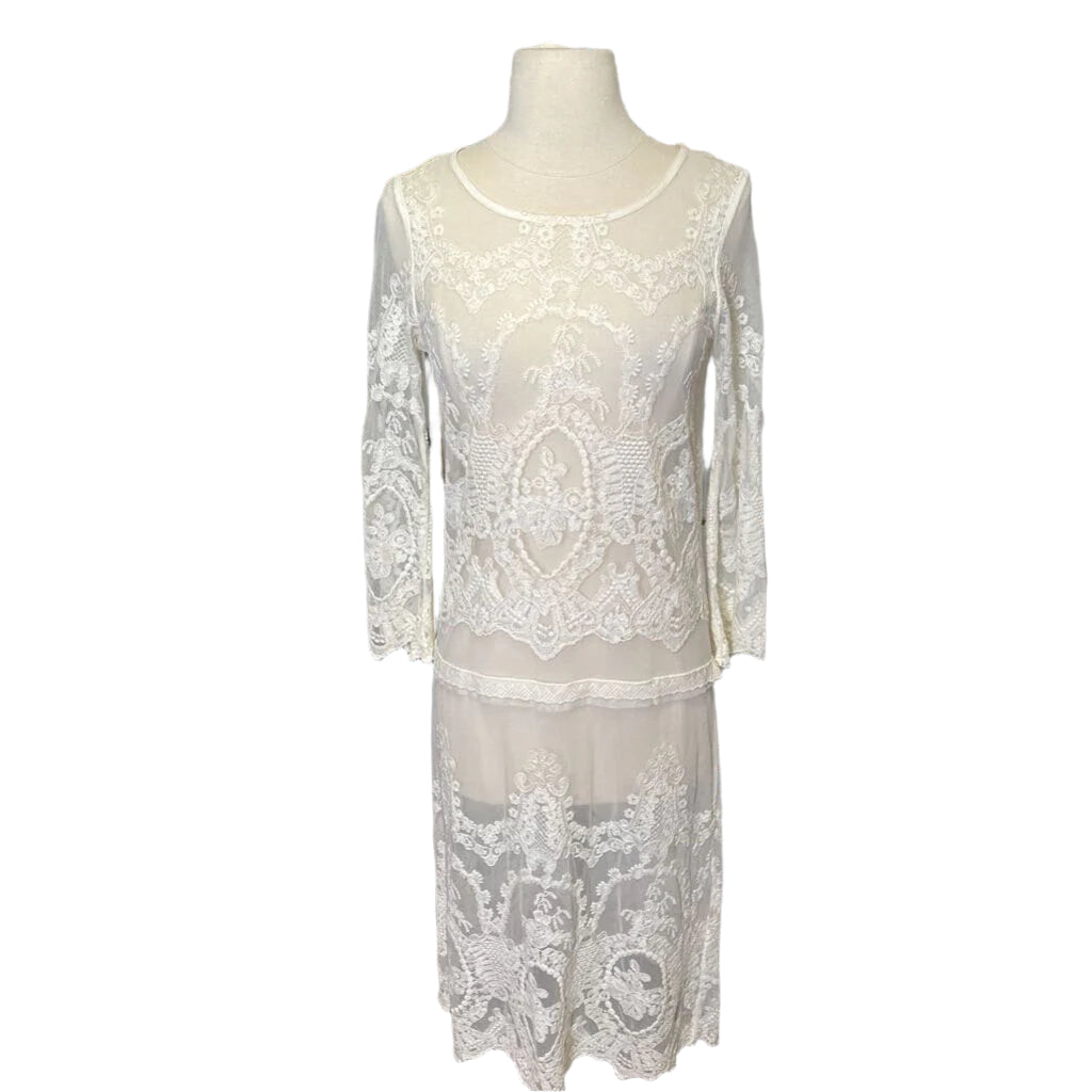 Lace dress/cover-up