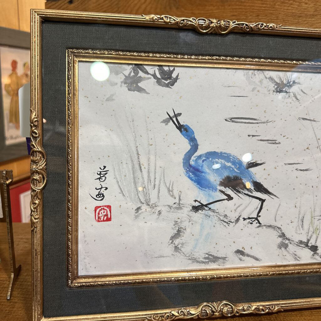 Vintage original watercolor