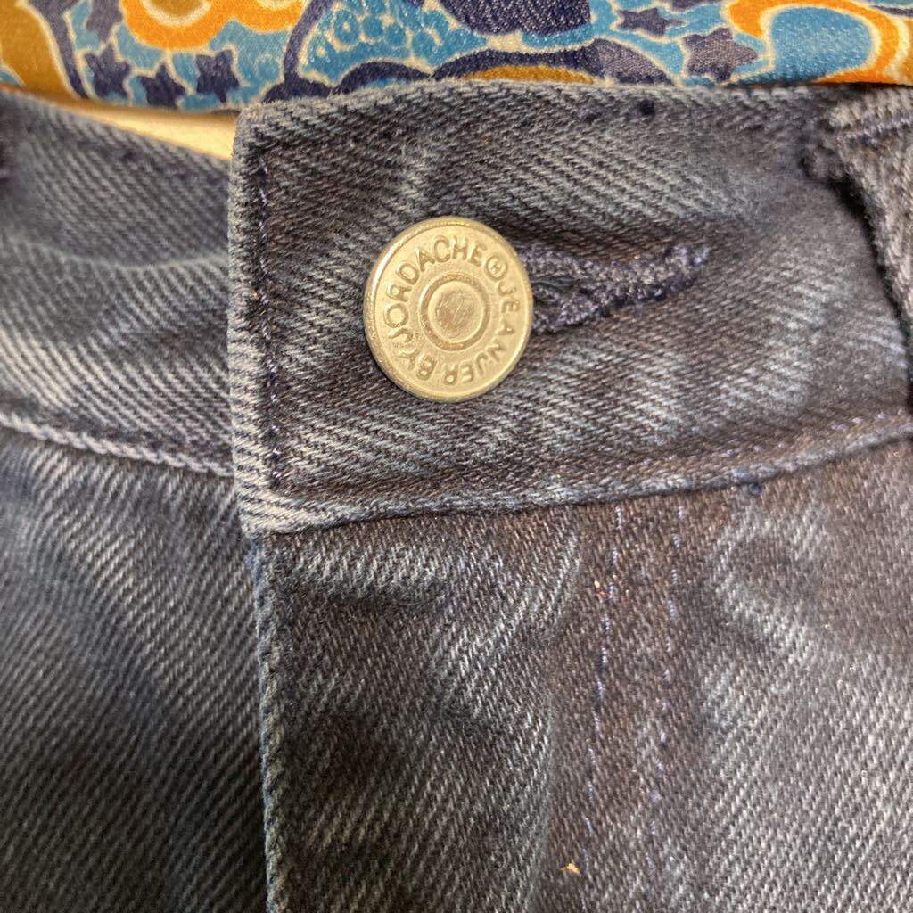 80s Dark Wash Denim Skirt