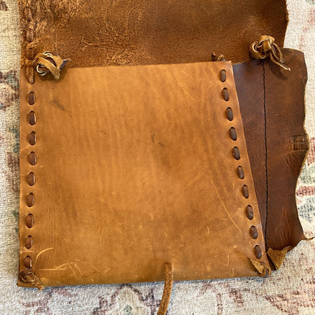 Vintage Leather Hand Crafted Purse