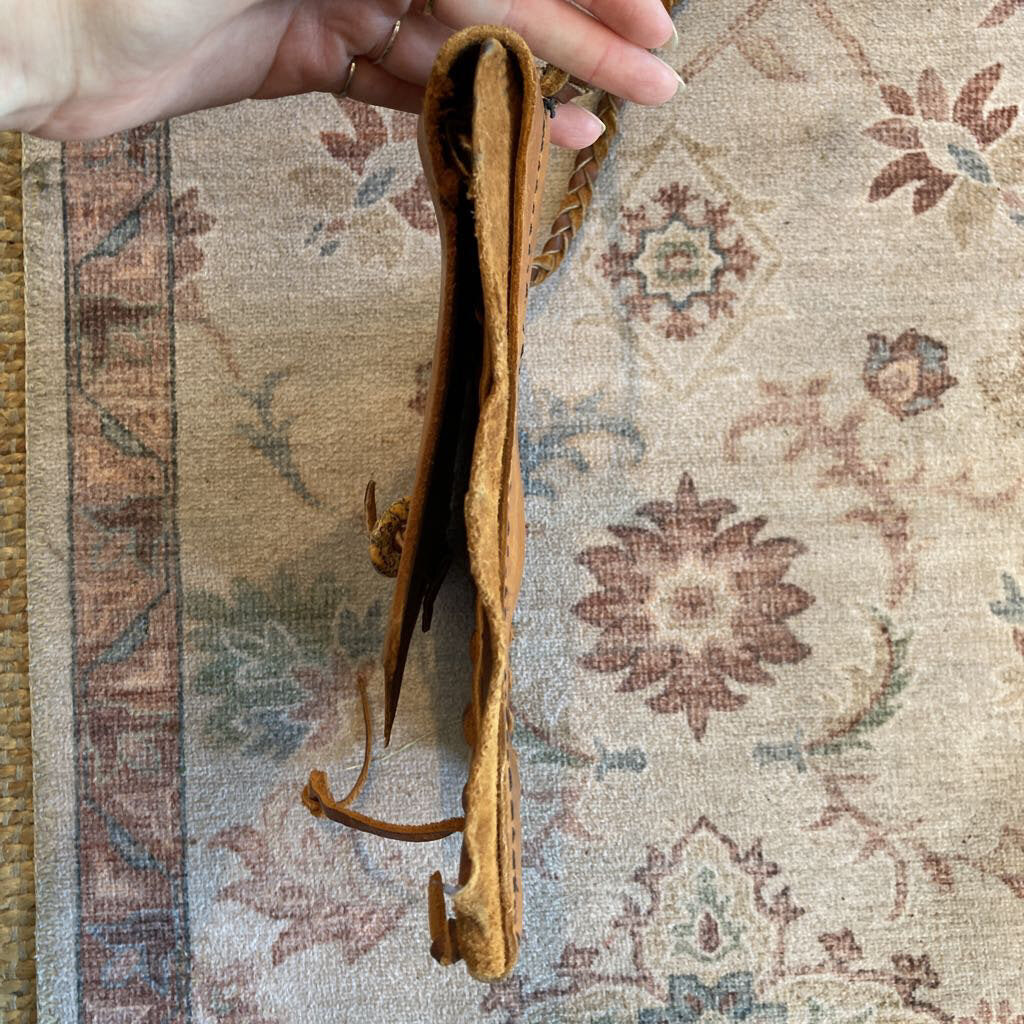 Vintage Leather Hand Crafted Purse