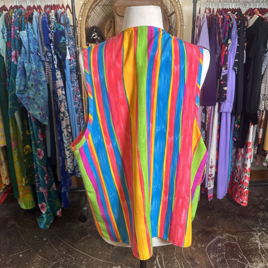 1990s Colorful Vest