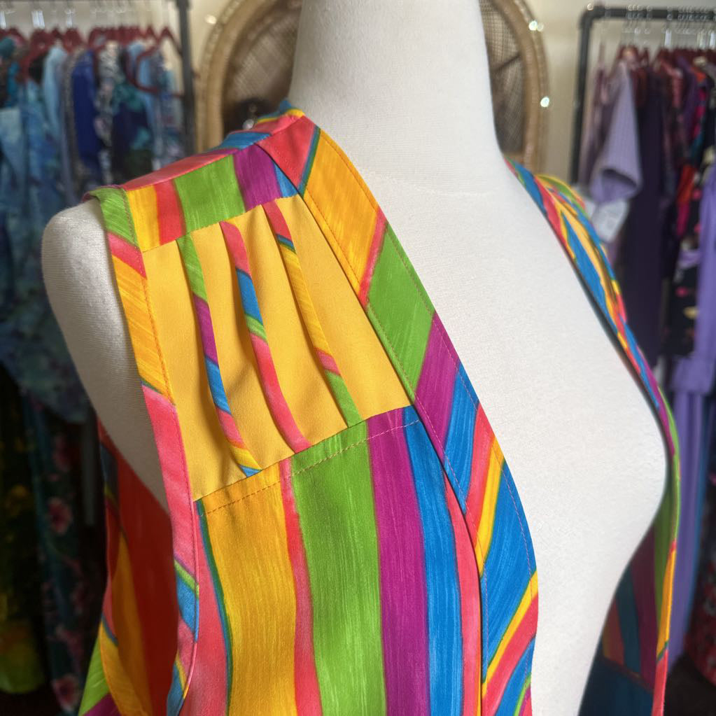 1990s Colorful Vest
