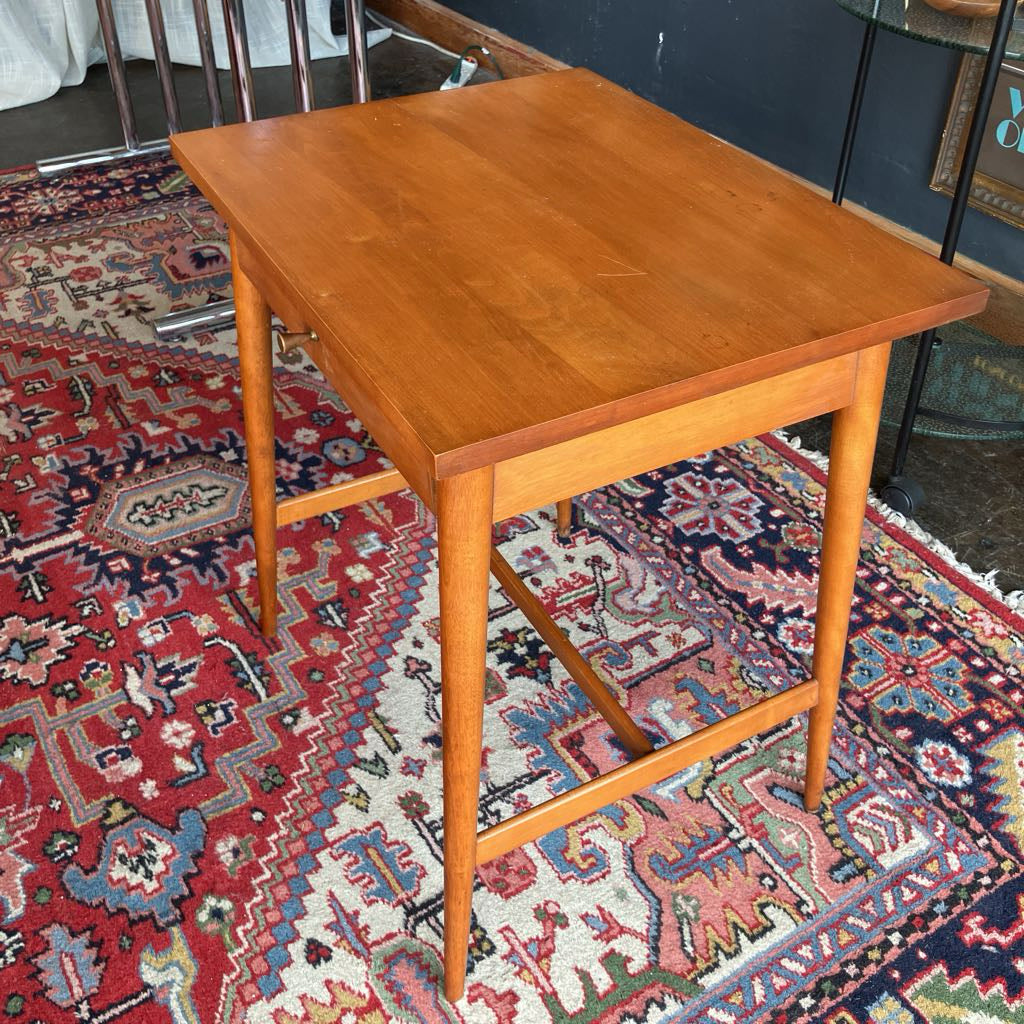 1950s Paul McCobb Planner Group Solid Maple Nightstand or Side Table