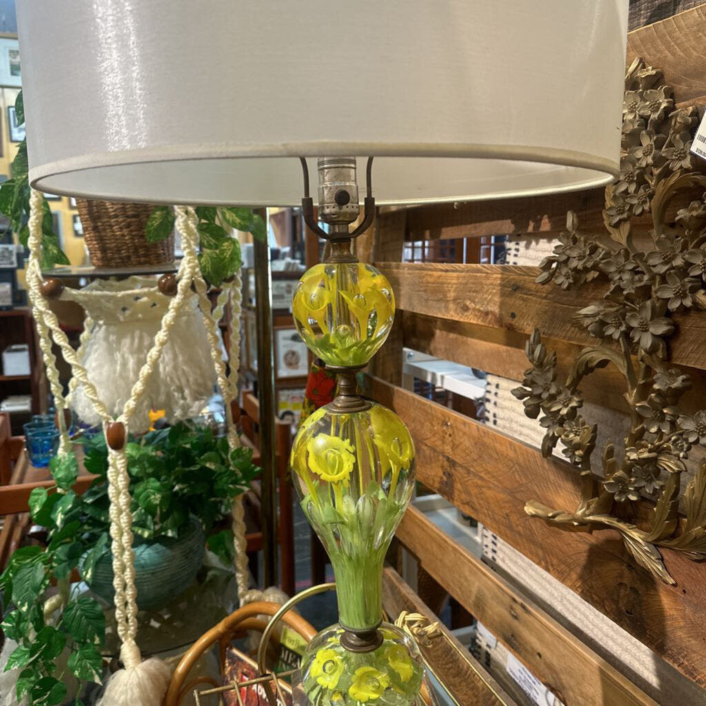 MCM St. Clair Art Glass Table Lamp
