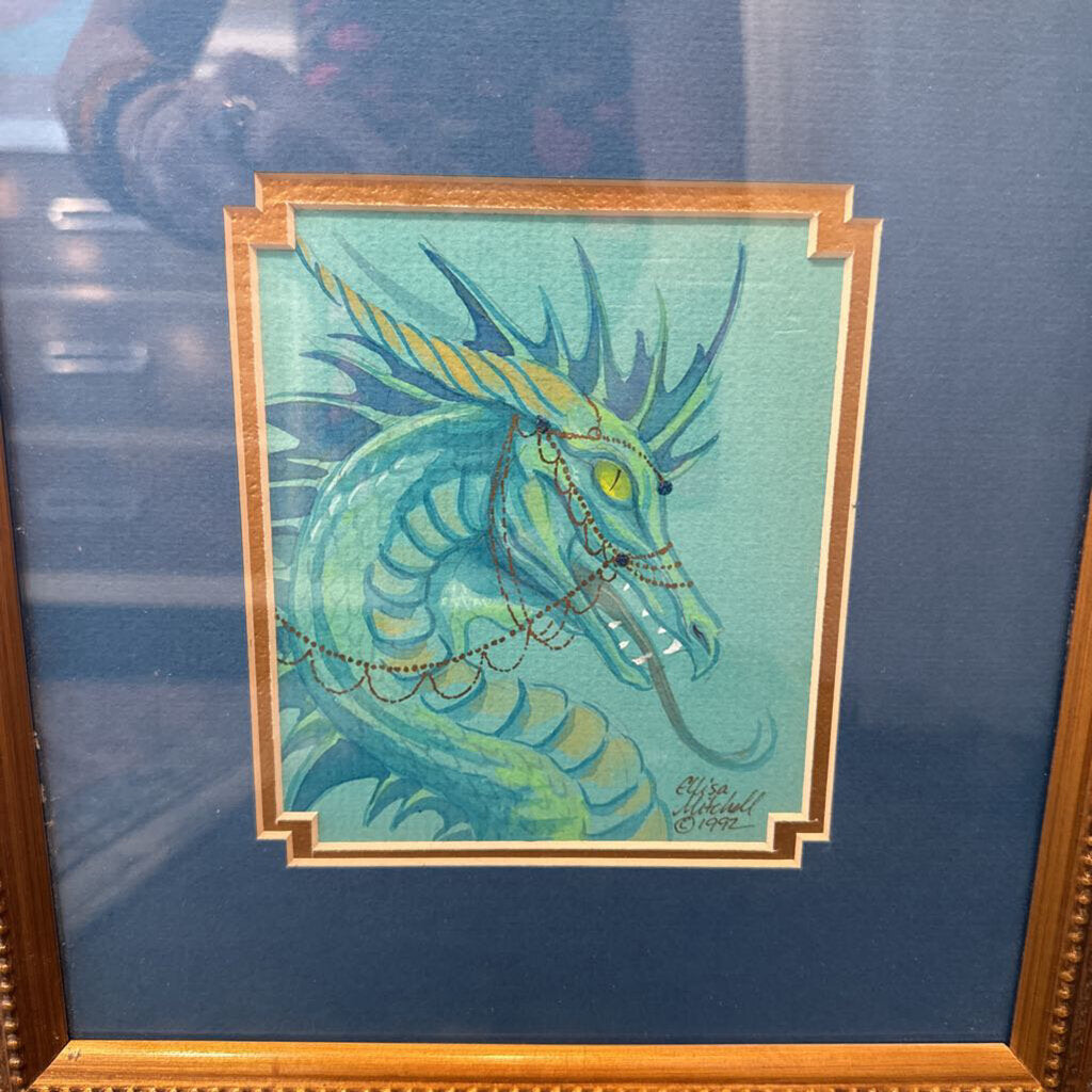 Original Art Dragon Ellisa Mitchell