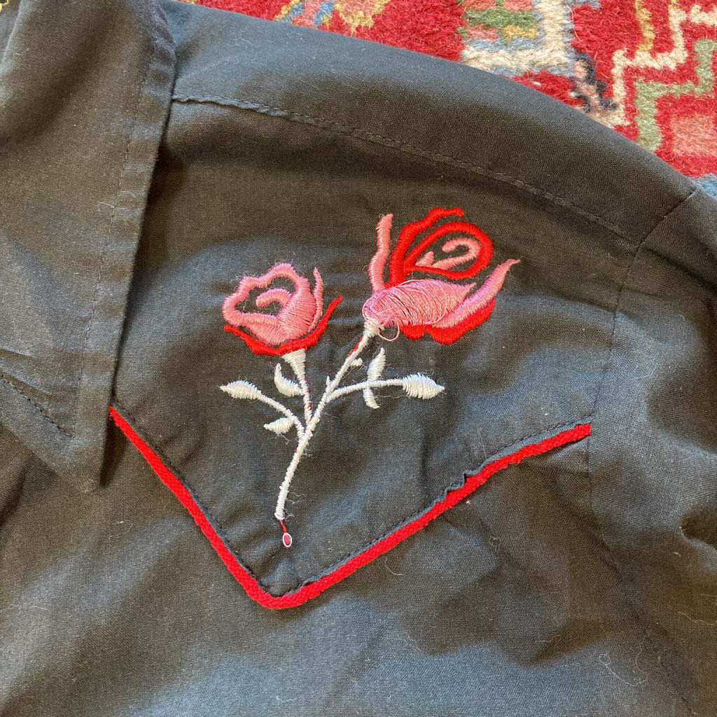 1980s Dee Cee Rose Shirt