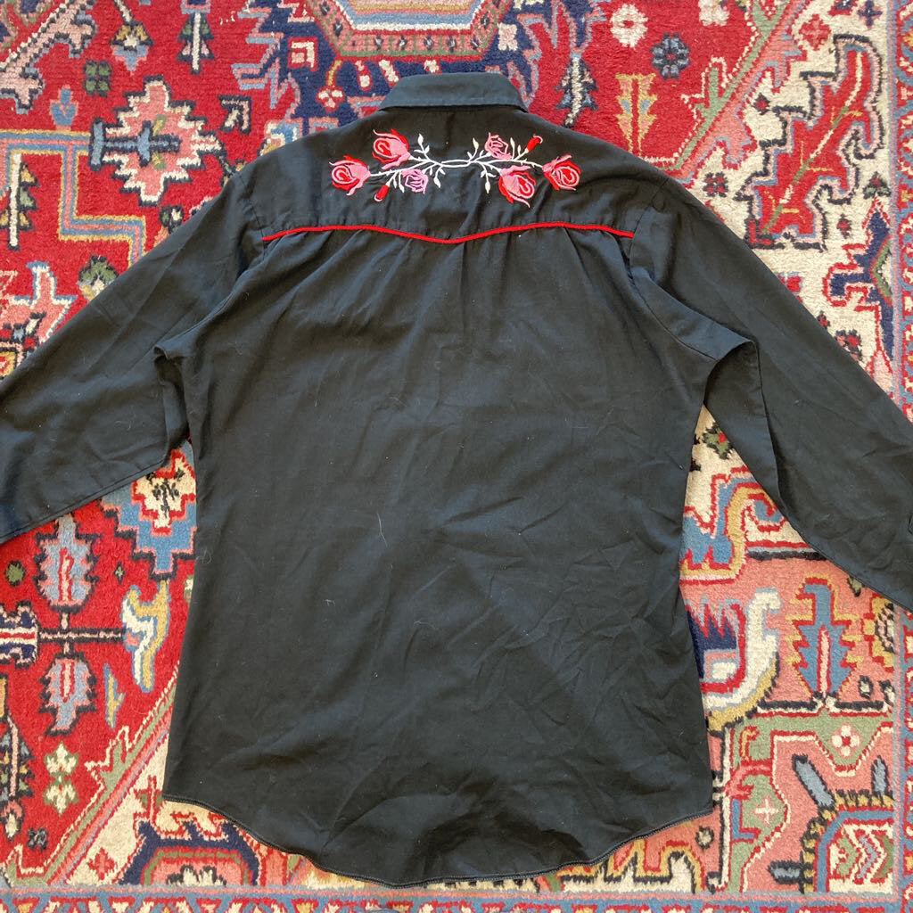 1980s Dee Cee Rose Shirt