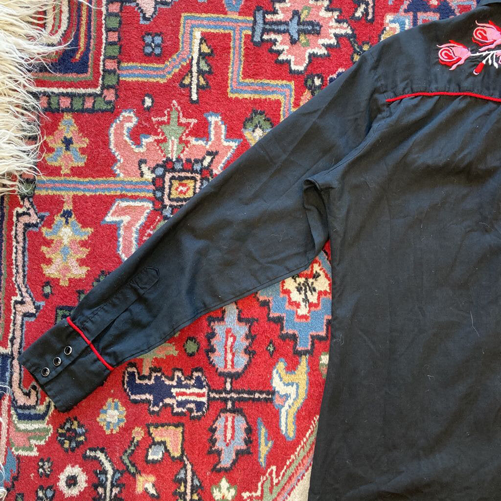 1980s Dee Cee Rose Shirt