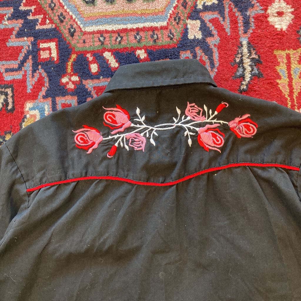 1980s Dee Cee Rose Shirt