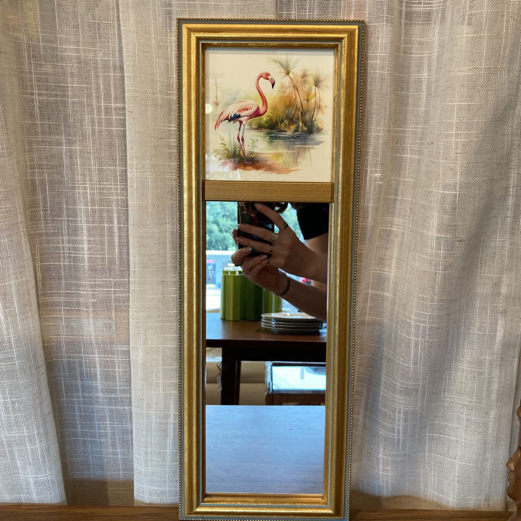 Flamingo mirror