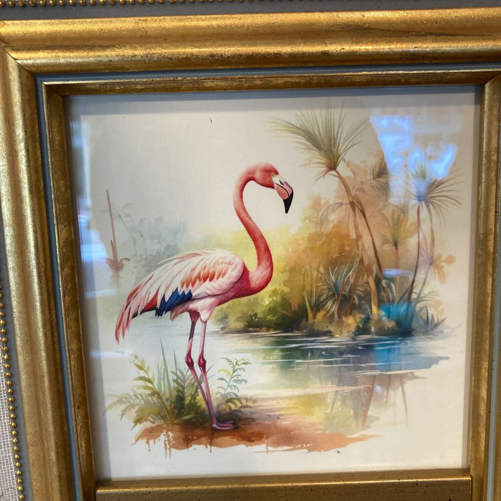 Flamingo mirror