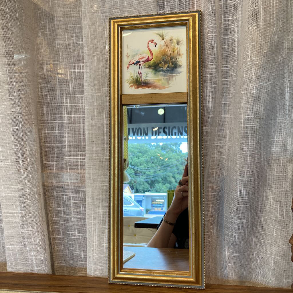 Flamingo mirror
