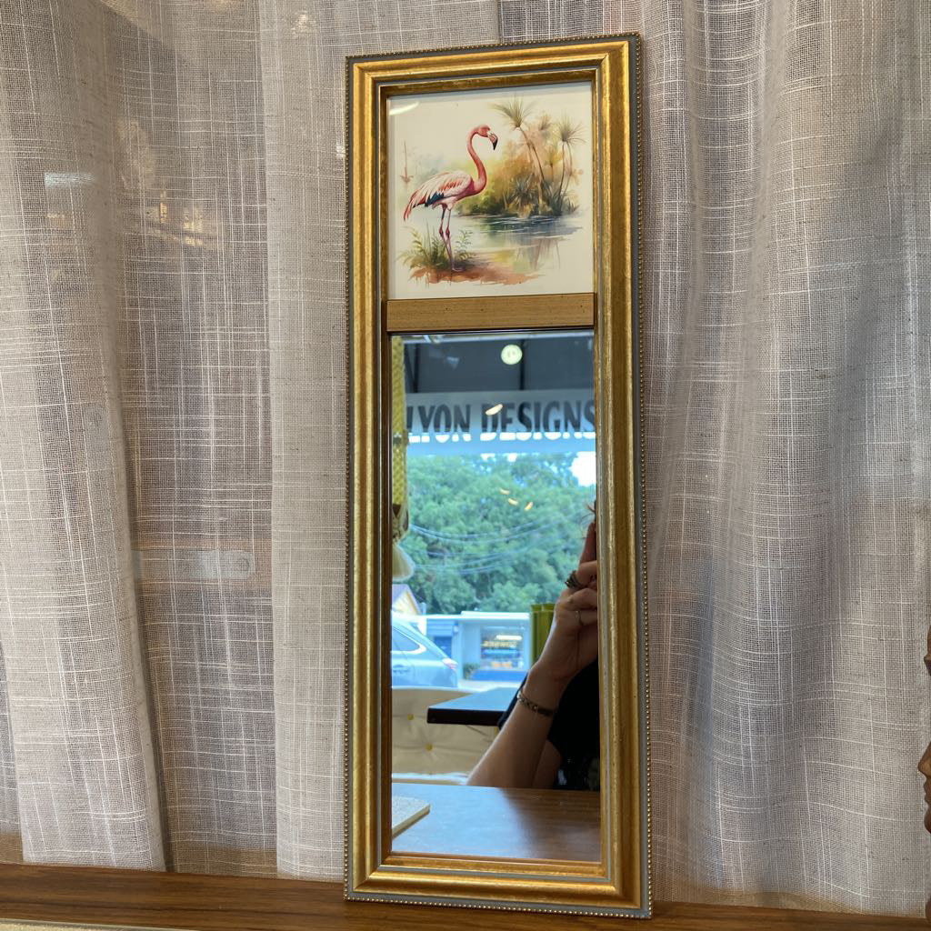 Flamingo mirror