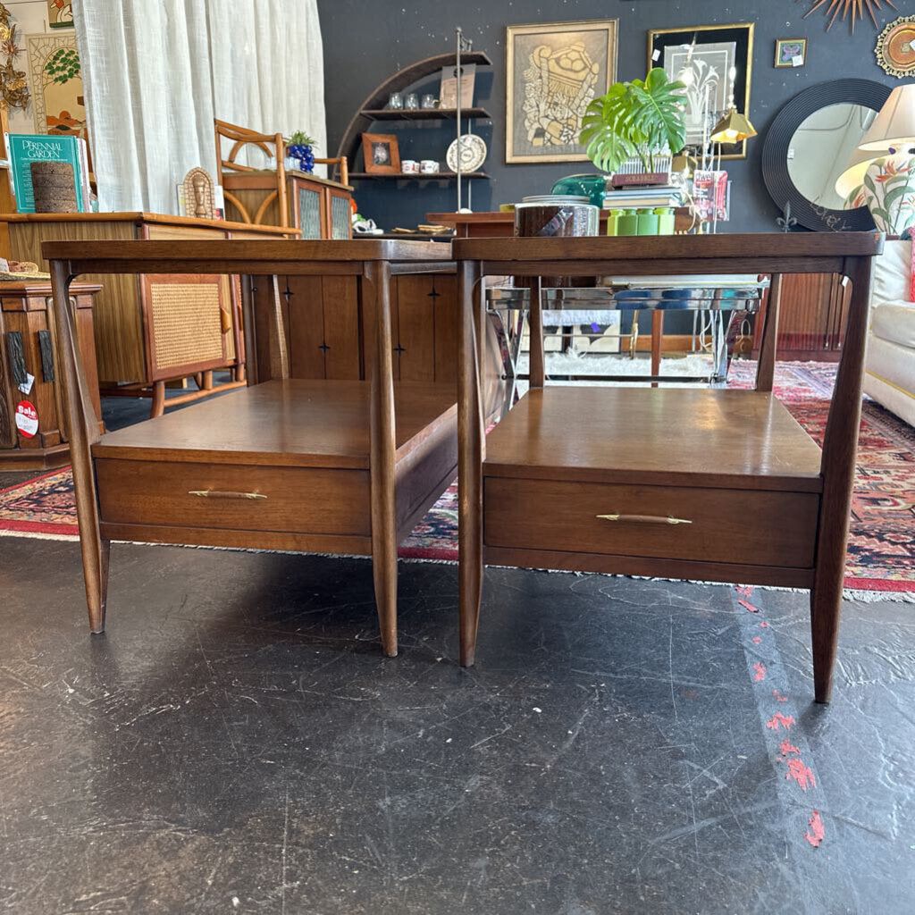 Mid Century Broyhill Saga End Tables (pair)
