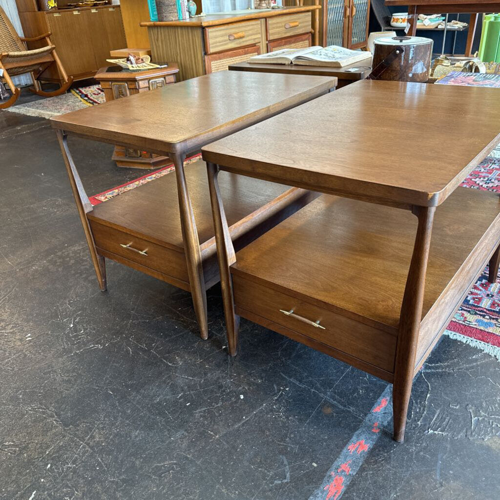 Mid Century Broyhill Saga End Tables (pair)