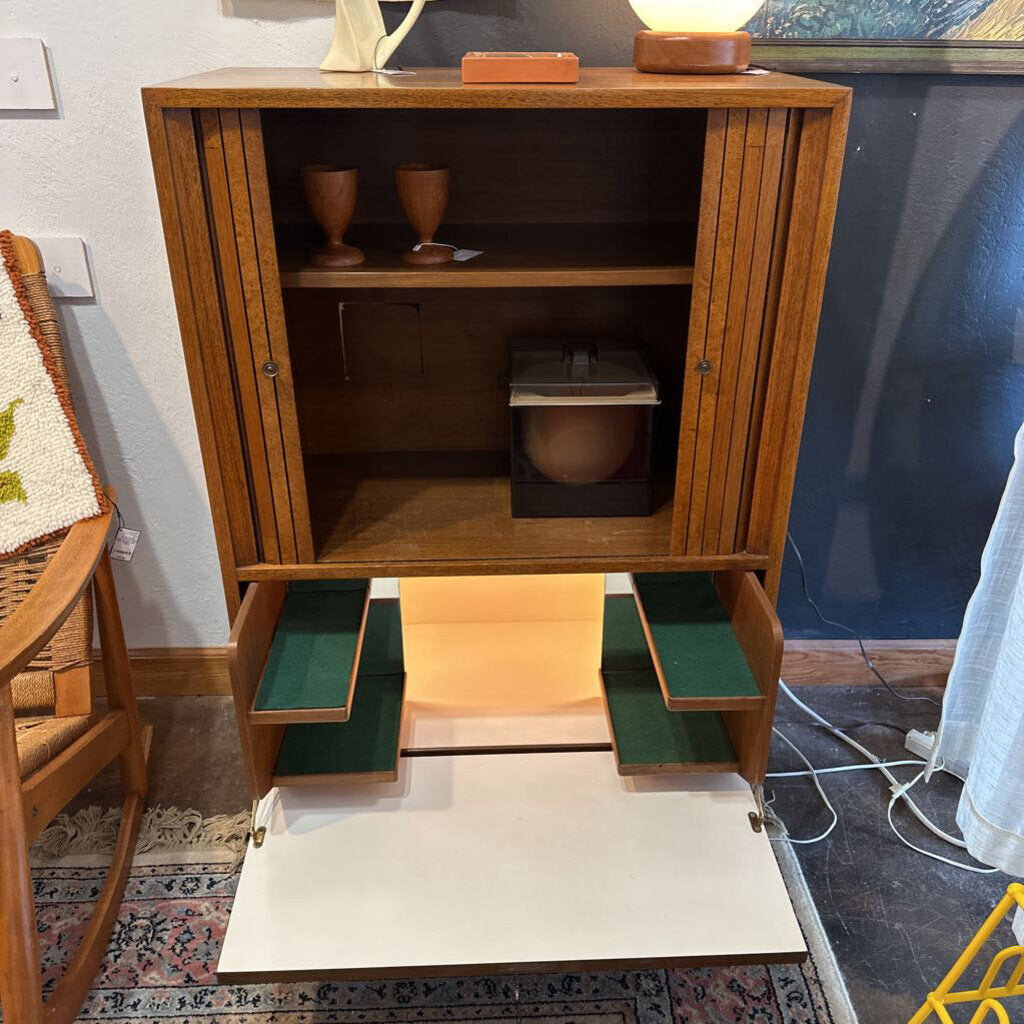 MCM Tambour Wall Hanging Bar