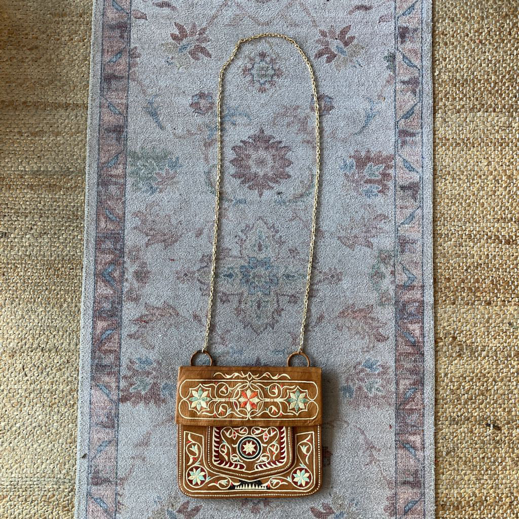Moroccan Berber Embroidered Bag