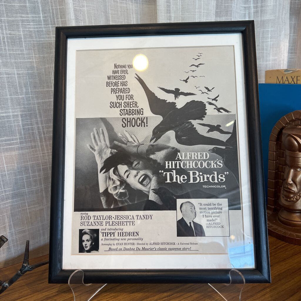 The Birds Hitchcock movie ad 1963