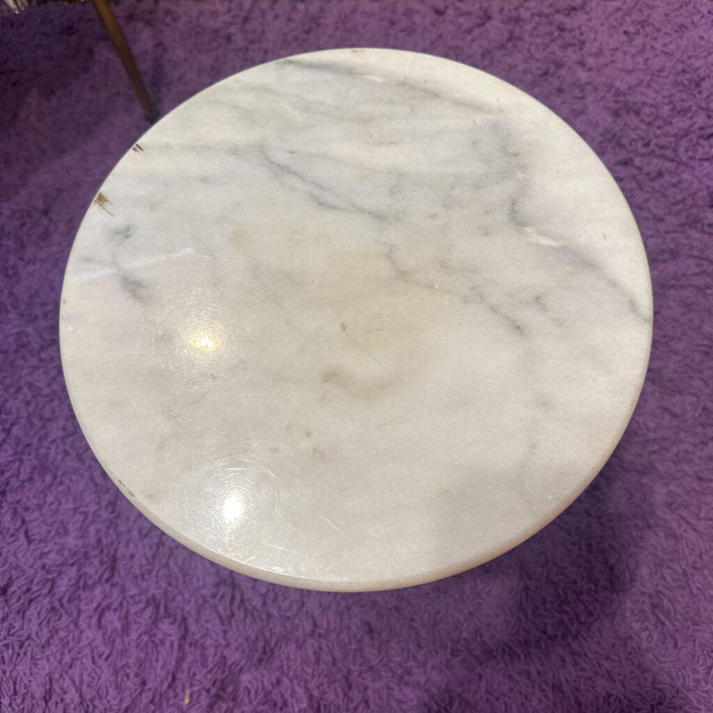 VTG. Marble Plant Stand