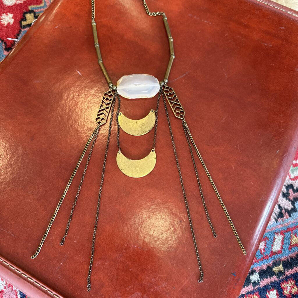 Golden Moons Necklace