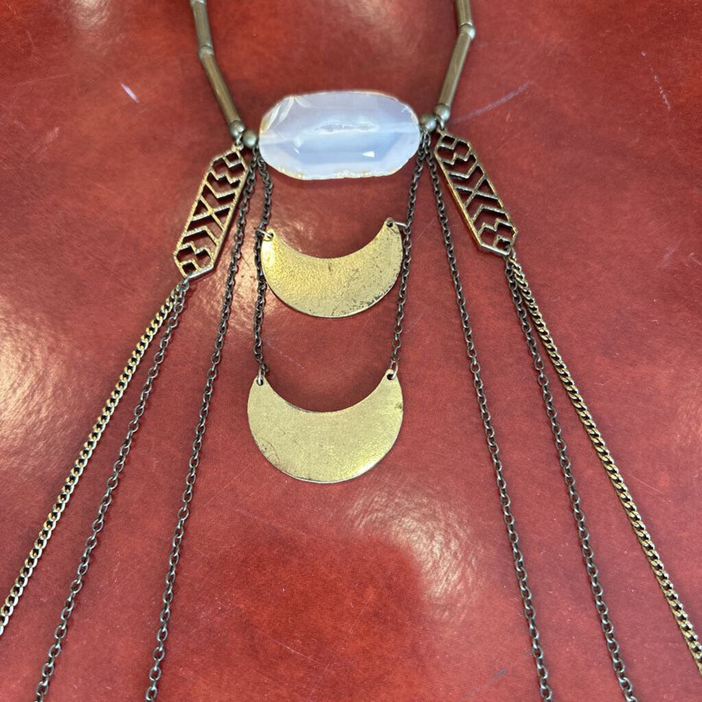 Golden Moons Necklace