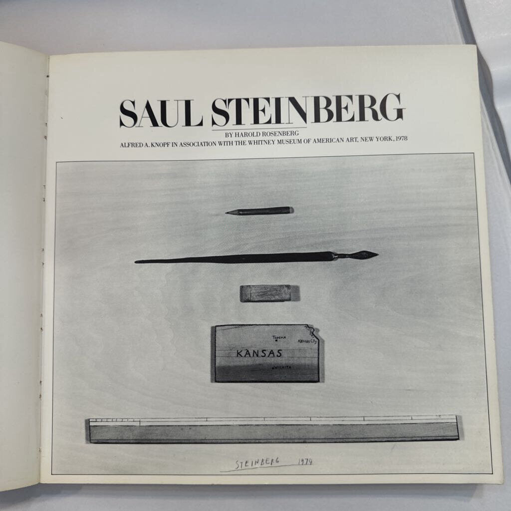 Vintage Saul Steinberg Book