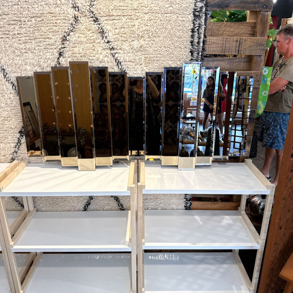 Vintage Large Art Deco Revival Beveled Mirror - MidModMom