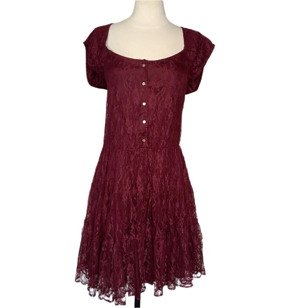 1980s Fredericks of Hollywood Lace Dress