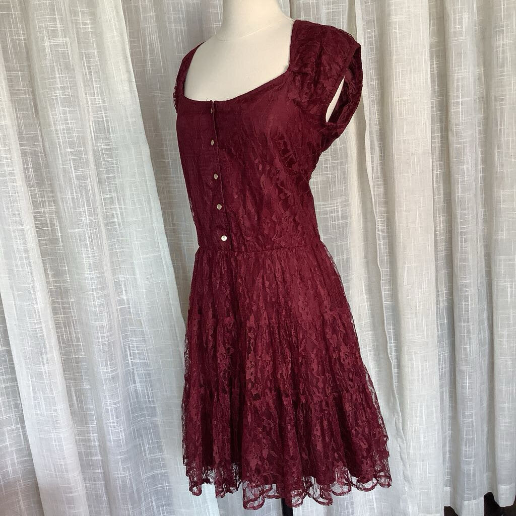 1980s Fredericks of Hollywood Lace Dress