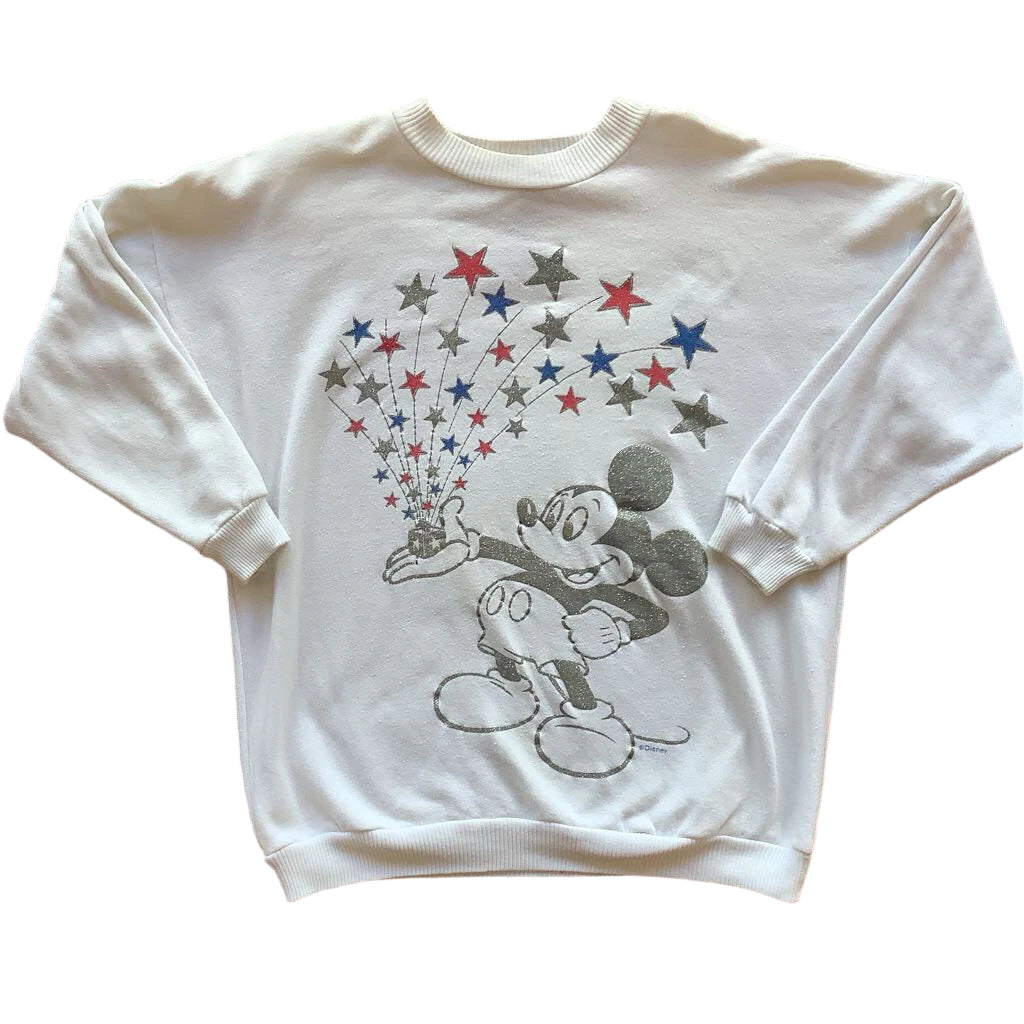 1980s Diamond Dust Mickey Sweatshirt