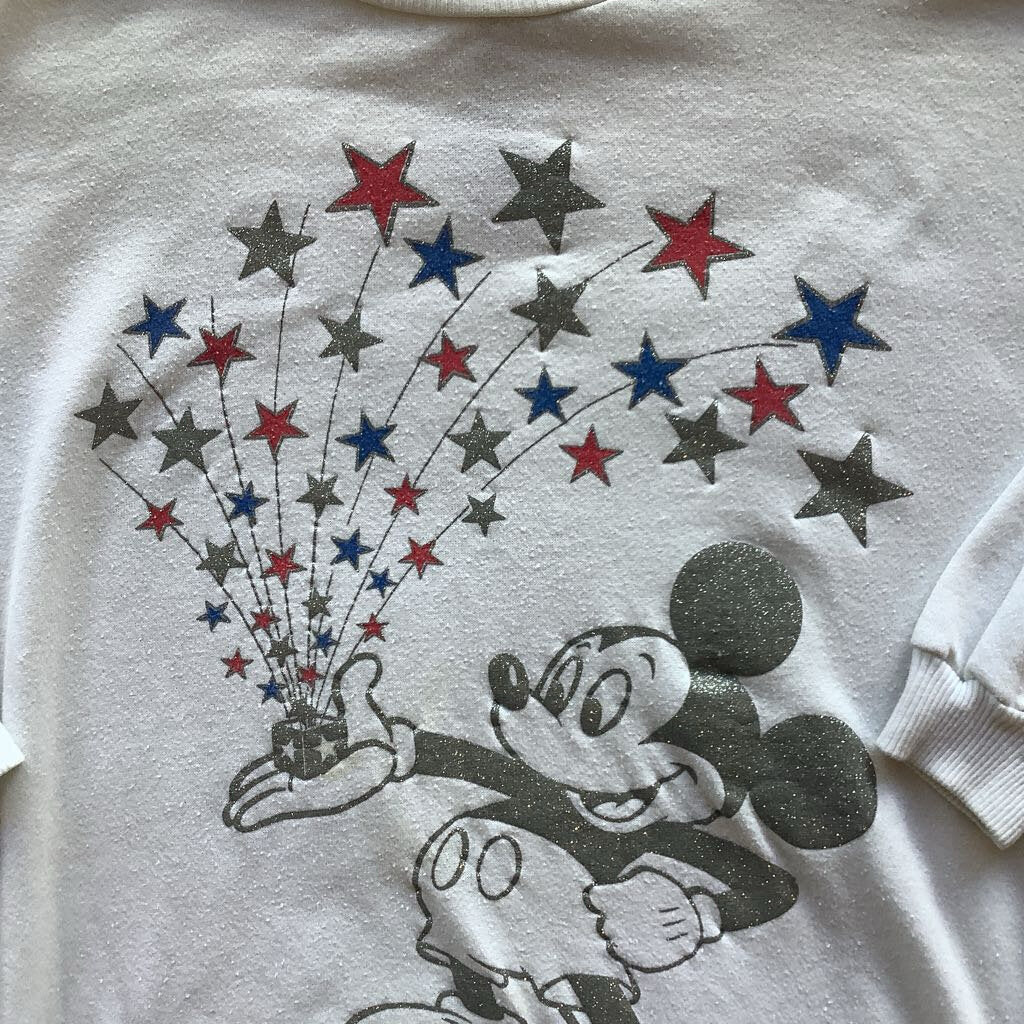 1980s Diamond Dust Mickey Sweatshirt