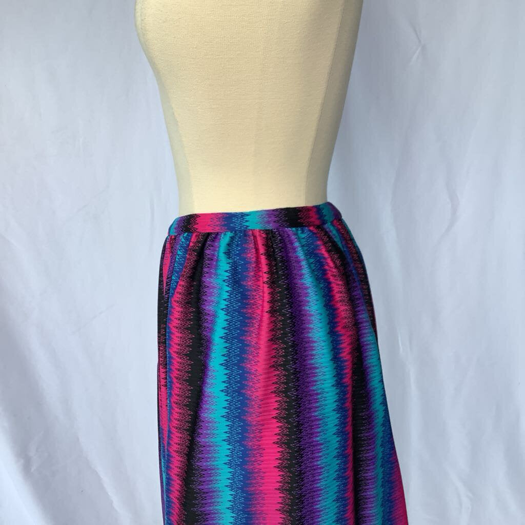 1979s Multi colored Maxi Skirt