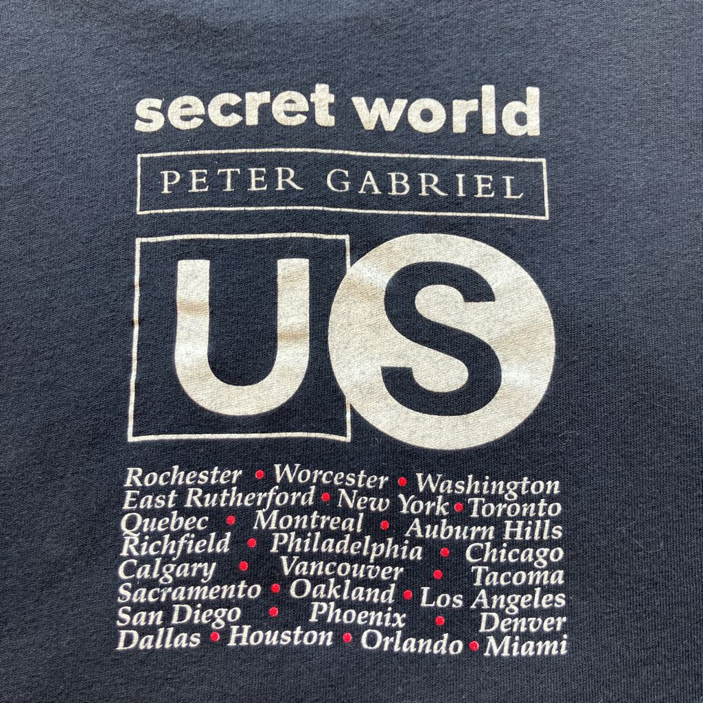 1992 Peter Gabriel "Secret World" T-shirt
