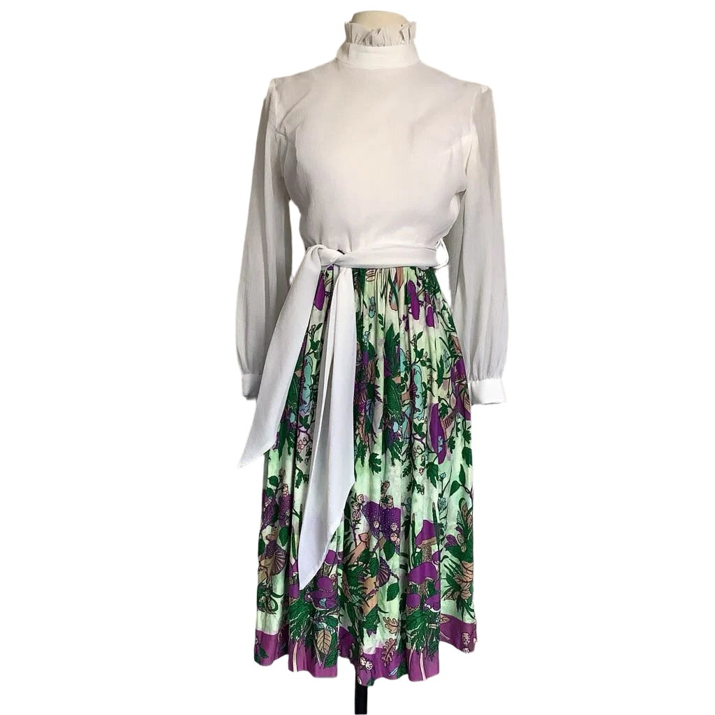 1970s Mushroom Dress