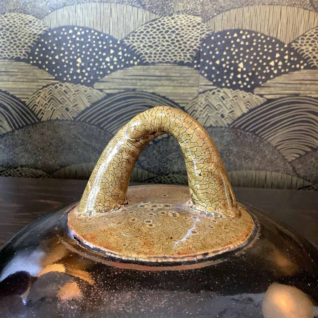 Footed Pottery Dish