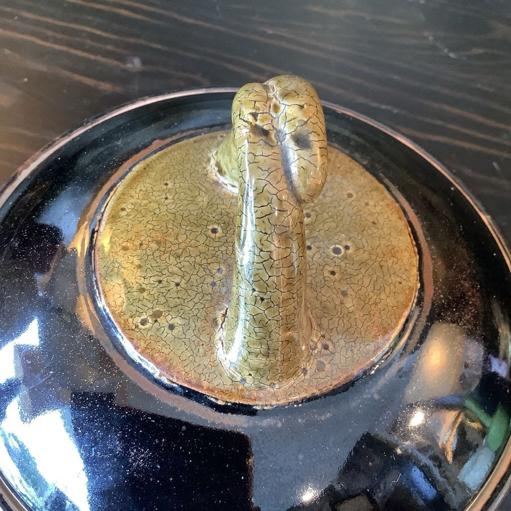 Footed Pottery Dish