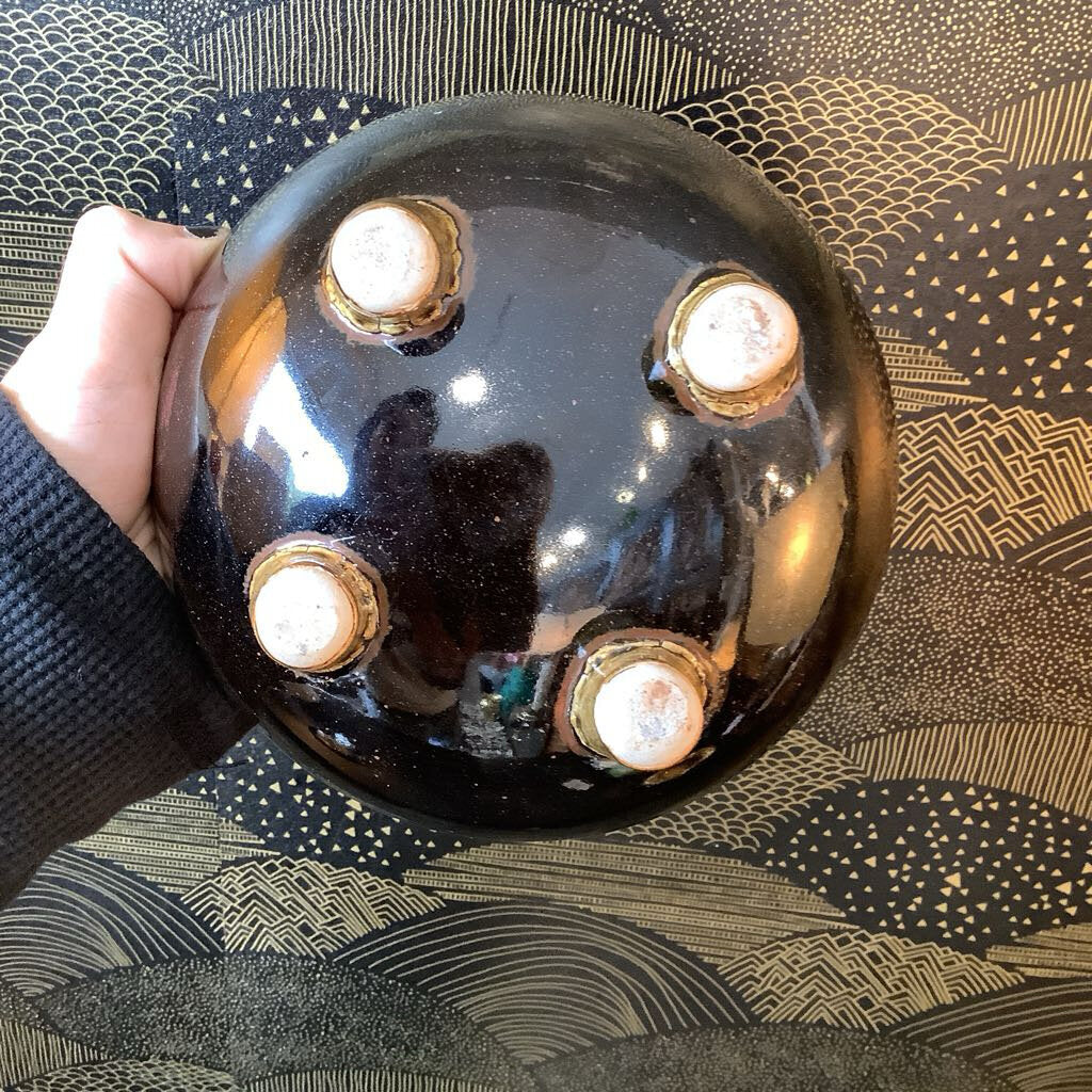 Footed Pottery Dish