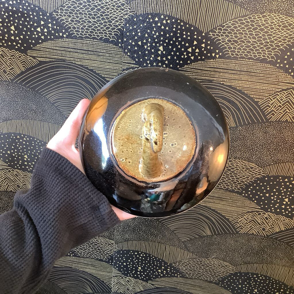 Footed Pottery Dish