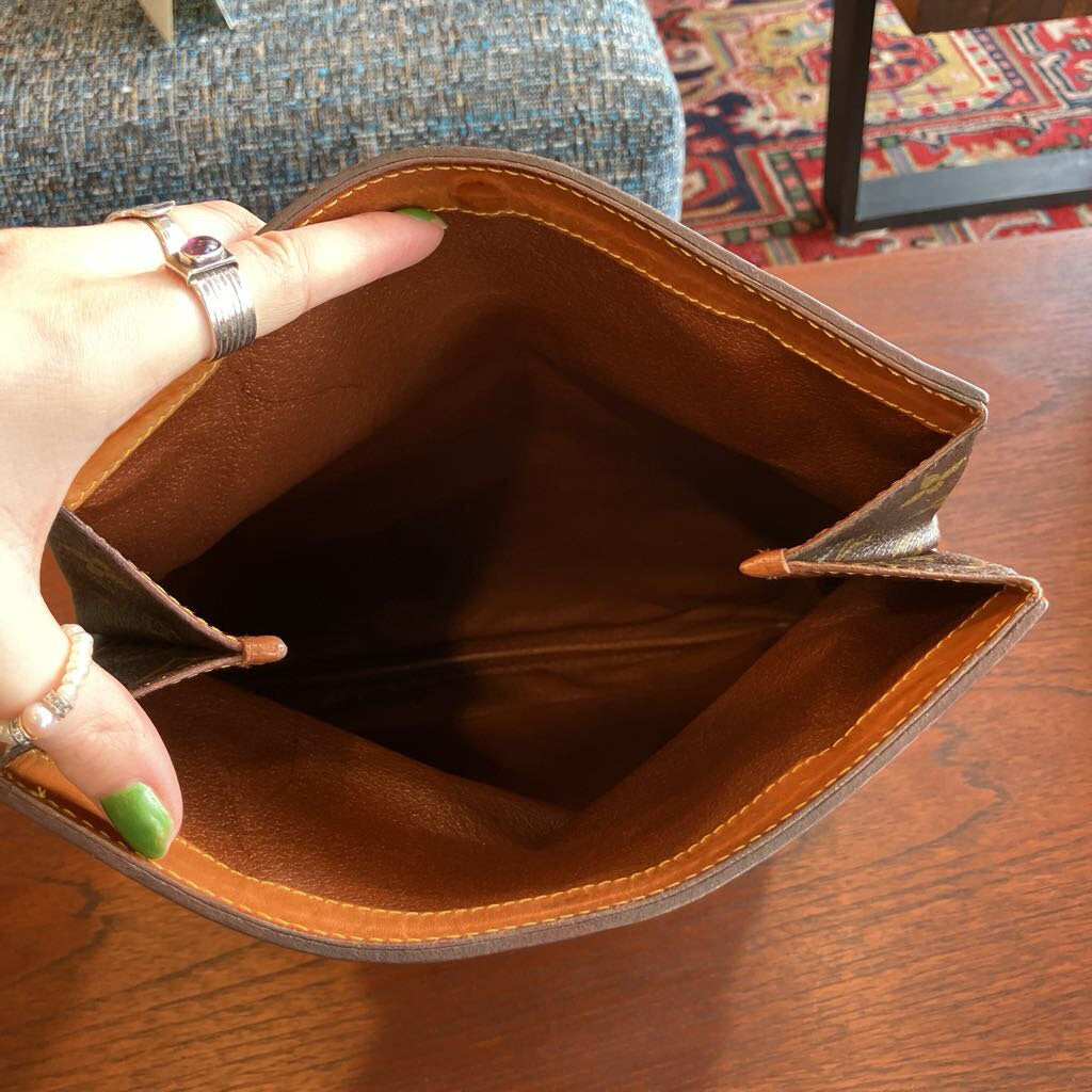 Vintage Authentic Louis Vuitton Pliante Clutch Handbag