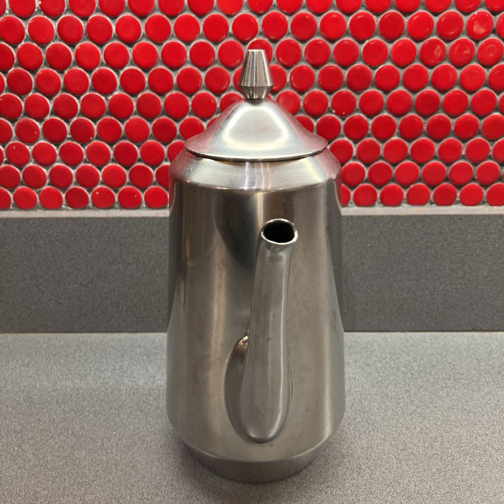 Mid Century Modern Stainless-Steel Pitcher