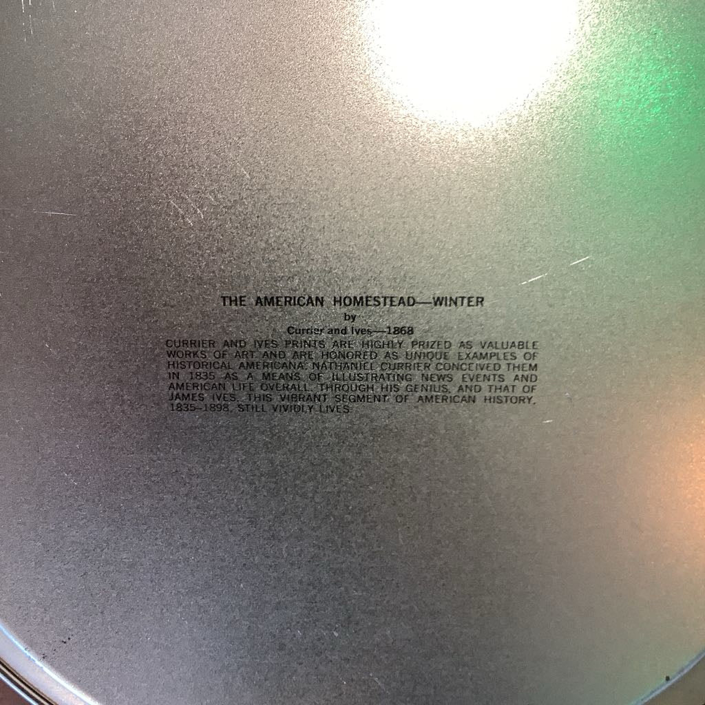 Frosted glass with text on a reflective surface